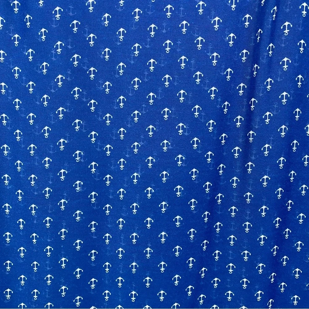Dei‎ anchor Scarf Blue & White